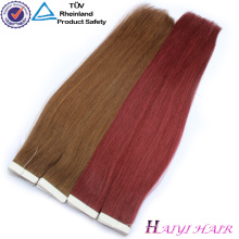 Top-Qualität reines Haar Farbe 30 Zoll Remy Tape Haarverlängerungen